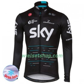 Wielershirt 2017 Team Sky N001 Winter Thermal Fleece